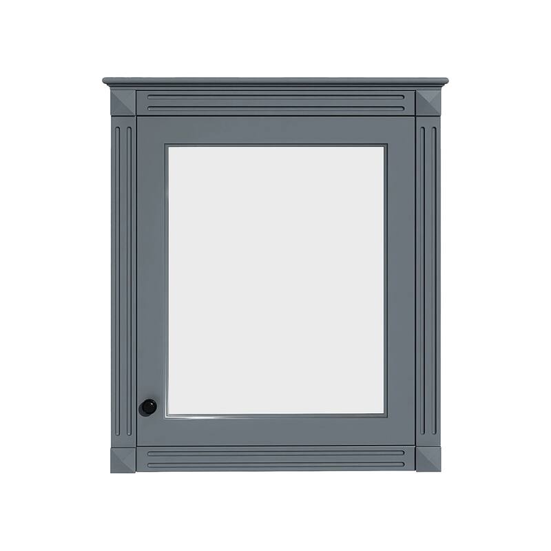 24'' x 27'' Wall Mounted Medicine Cabinet with Height Adjustable Shelf