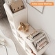 preview thumbnail 14 of 16, Kids Bookshelf with Reading Nook, Bookcase with Seat Cushion