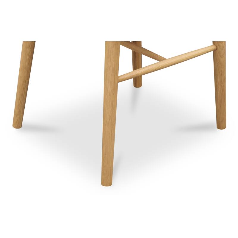 NADAAL STUDIOS Briar Dining Chair, Spindle Back, Solid Walnut Frame, Walnut Finish - Set of 2