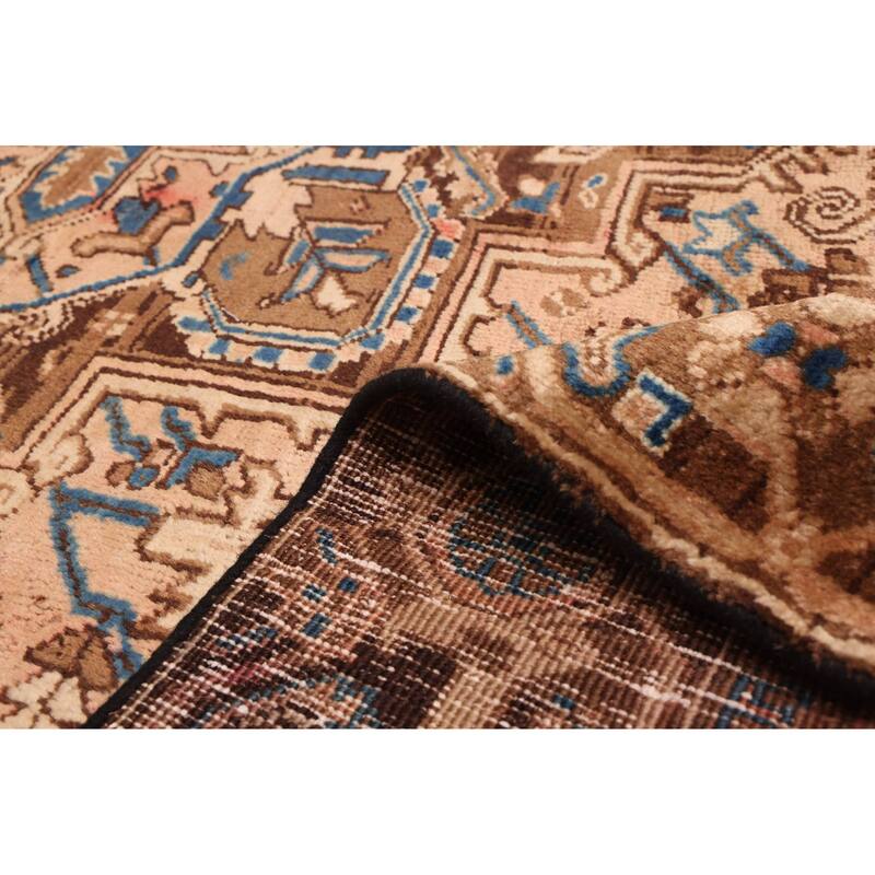 ECARPETGALLERY Hand-knotted Sarabi Salmon Wool Rug - 7'1 x 9'4