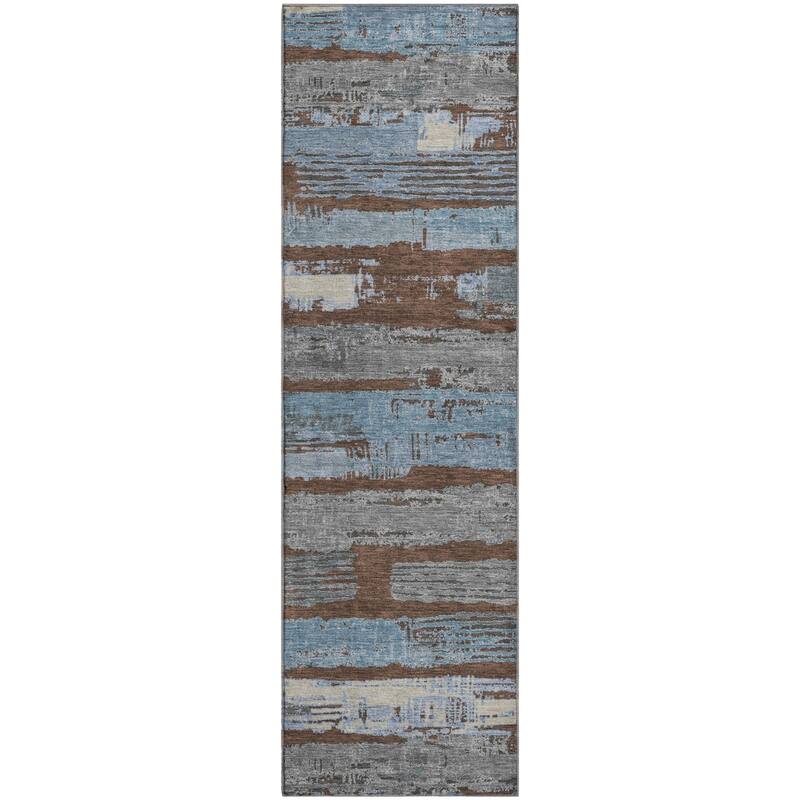 Premium Washable Super Soft Abstract Stripes Mayfield Rug