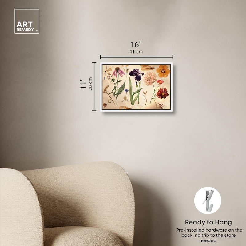 Floral Selection II Canvas by Art Remedy