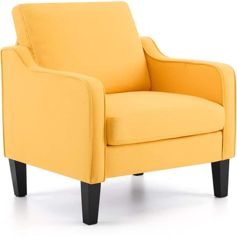 VINGLI Mid Century Modern Fabric Accent Chair