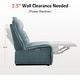 preview thumbnail 9 of 33, MCombo Armless Power Recliner Chair with USB Ports, 3.5" Wall Clearance Electric Reclining Sofa Chair for Living Room, ALR01