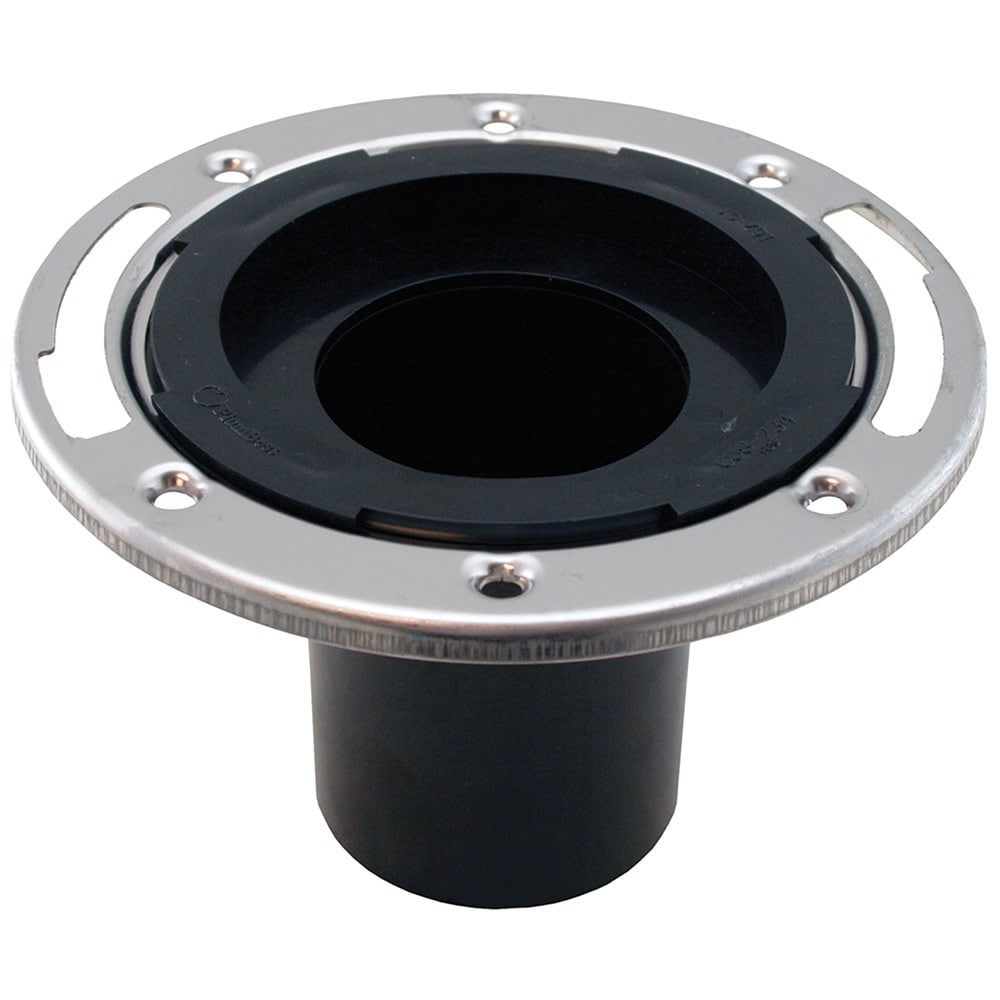 Jones Stephens C58234 3" ABS Closet Flange with Stainless Steel Ring