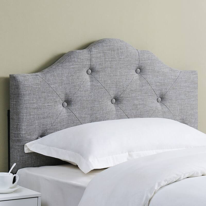 Charlie Upholstered Tufted Round Headboard
