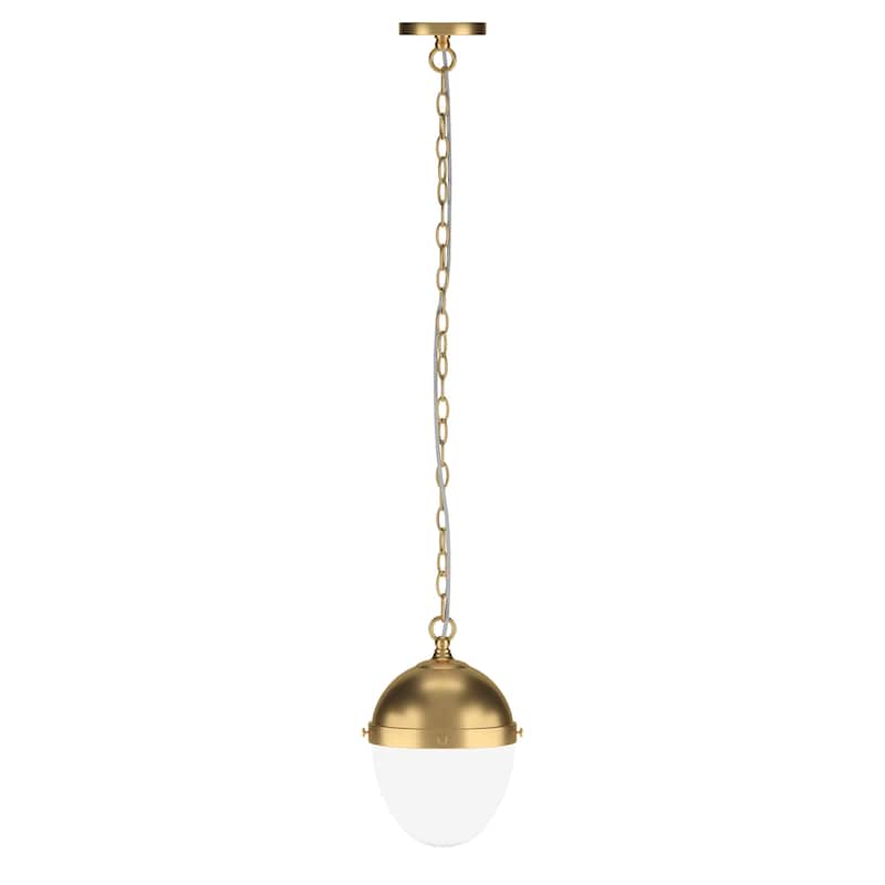 Aurelia 9" Wide Pendant with Glass Shade - 9.13" Wide