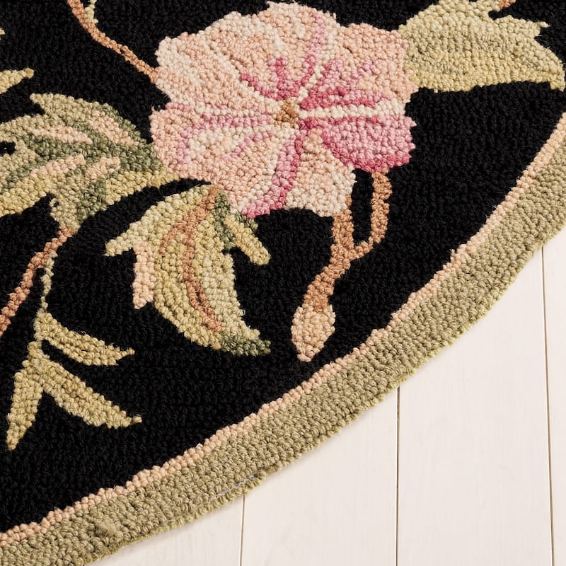SAFAVIEH Handmade Chelsea Rodovica Floral French Country Wool Rug
