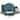Elama Gia 24 Piece Round Stoneware Dinnerware Set in Dark Green