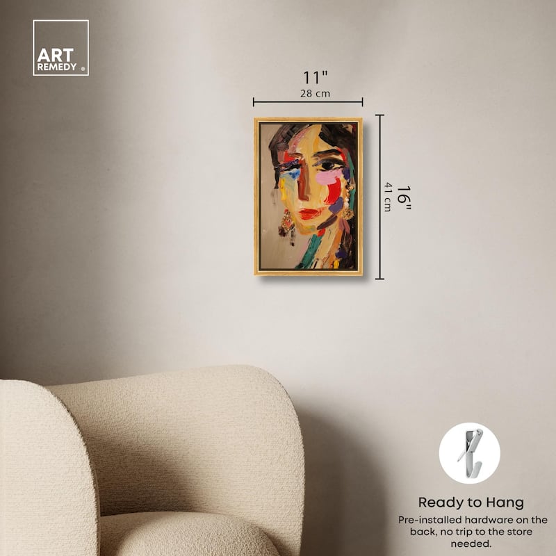 Colorful Expression II Canvas by Art Remedy