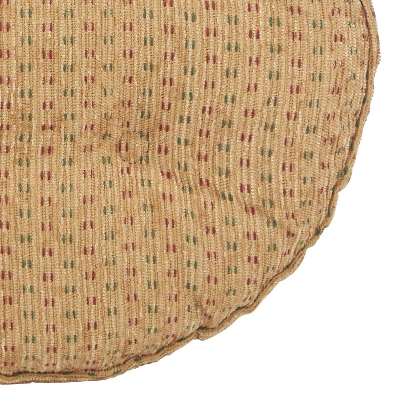 Klear Vu Non-Slip Raindrops Tufted Barstool Cushion Set, Set of 2