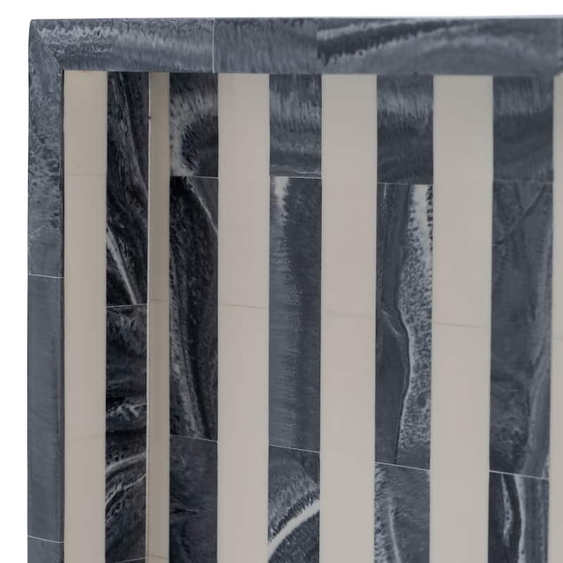 Sagebrook Home Decorative Trays, Set of 3 - 24" x 15" x 2"