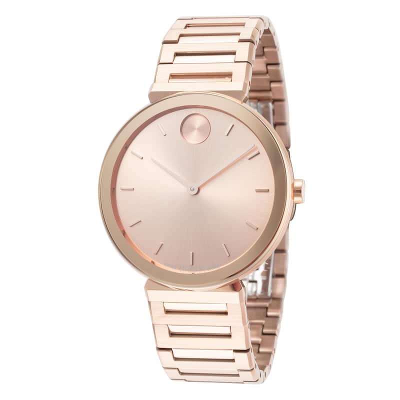 Movado Women's Bold 34mm Quartz Watch 3601147 - Rose Gold - One Size