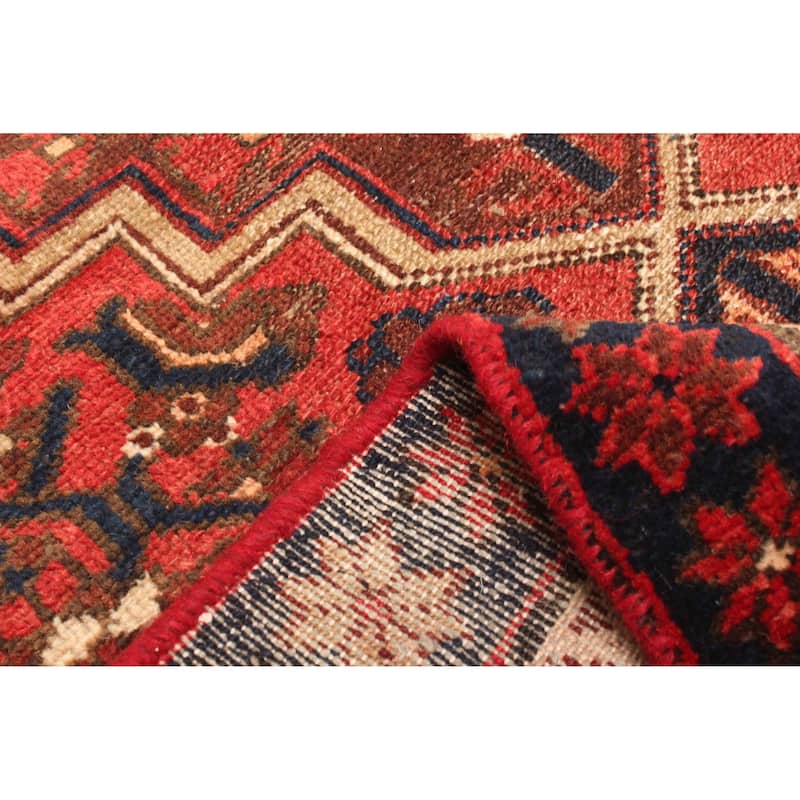 ECARPETGALLERY Hand-knotted Konya Anatolian Dark Red Wool Rug - 3'1 x 6'4