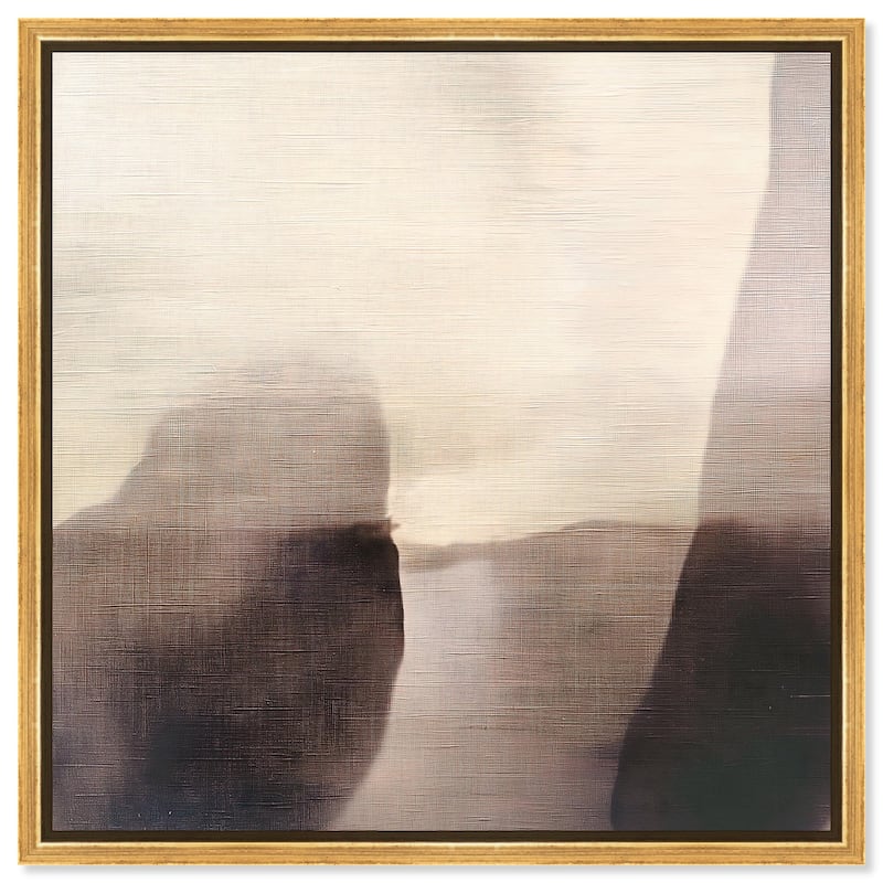 Pale Taupe II Canvas by Art Remedy - Gold - 40" x 40"