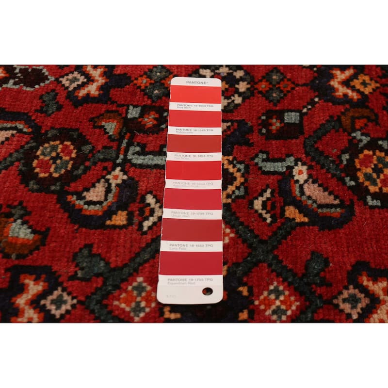 ECARPETGALLERY Hand-knotted Andelz Red Wool Rug - 3'3 x 7'9