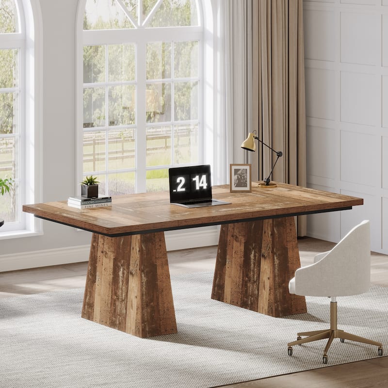63 Inches Modern Executive Computer Desk