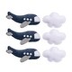 preview thumbnail 2 of 2, Airplane Musical Crib Mobile - 15 in x 24 in x 10 in