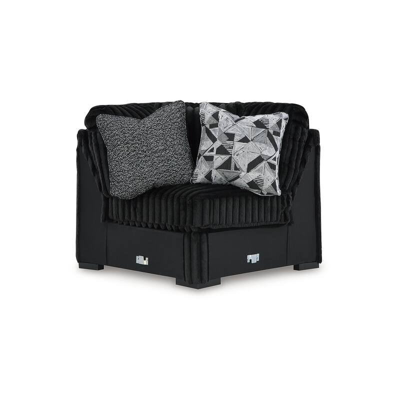 Signature Design by Ashley Midnight-madness 3-Piece Sectional - 121" W x 121" D x 40" H