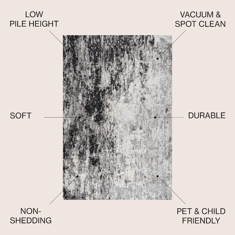 JONATHAN Y Shore Modern Abstract Area Rug