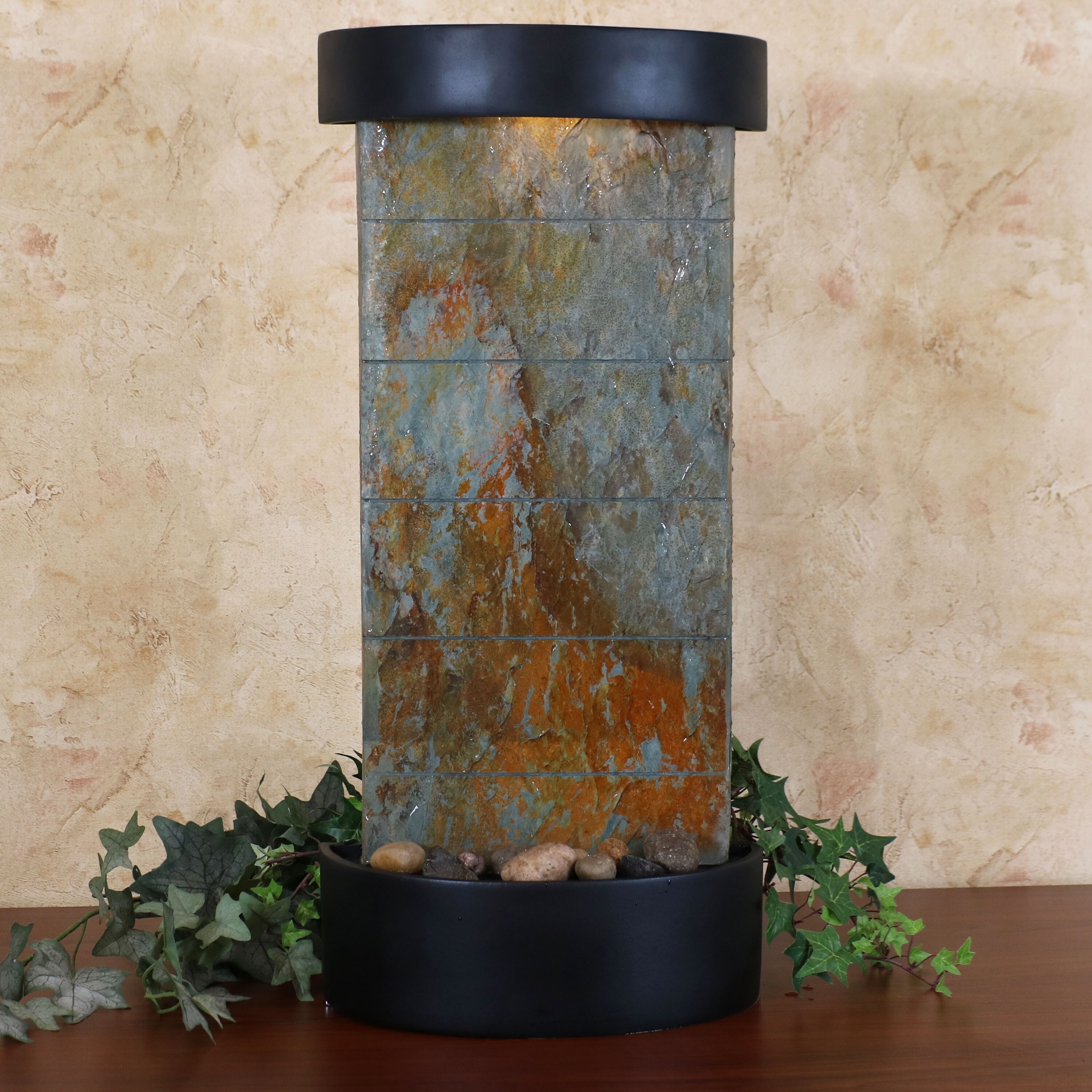 Shop Sunnydaze Indoor Tabletop Or Wall Water Fountain Natural