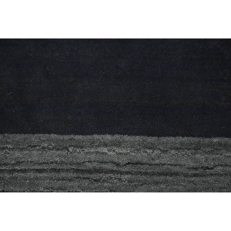 Animals Tribal Gabbeh Indian Runner Rug Handmade Wool Carpet - 3'4" x 10'2"