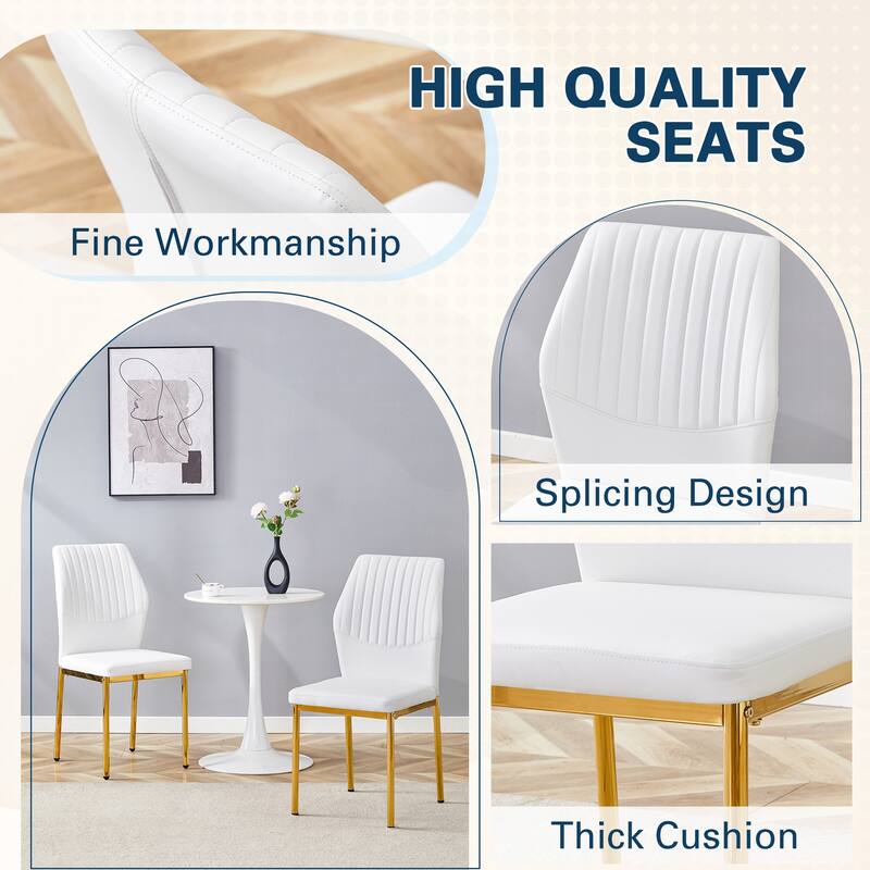 Luxurious Ergonomic Dining Chair Set - Stylish and Comfortable