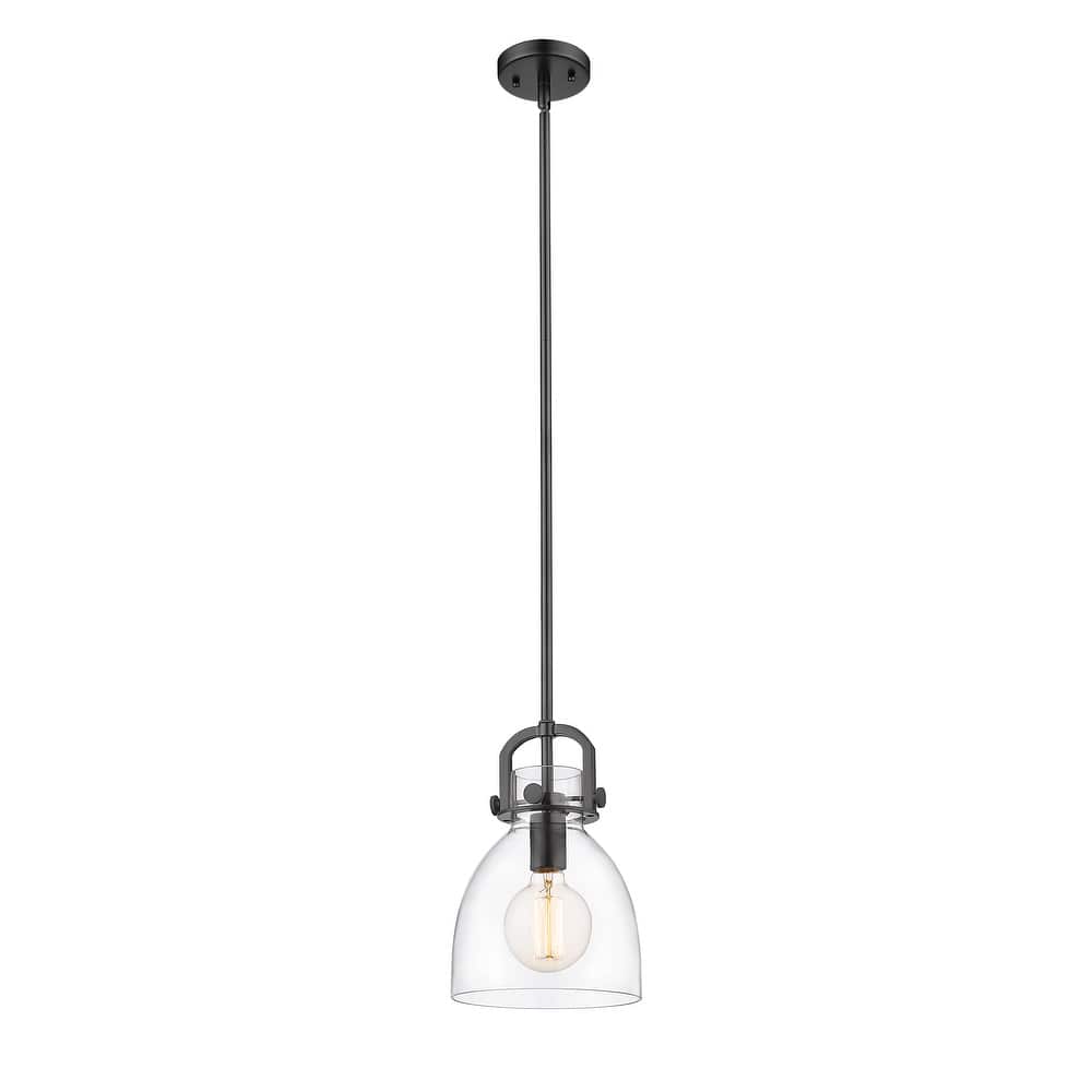 Innovations Lighting Newton Bell - 1 Light 8" Stem Hung Pendant