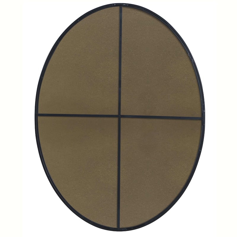 Carson Carrington Labbemala Metal Frame Oval Mirror
