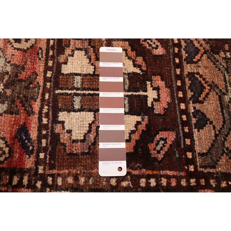 ECARPETGALLERY Hand-knotted Kayseri Vintage Brown Wool Rug - 4'3 x 8'10