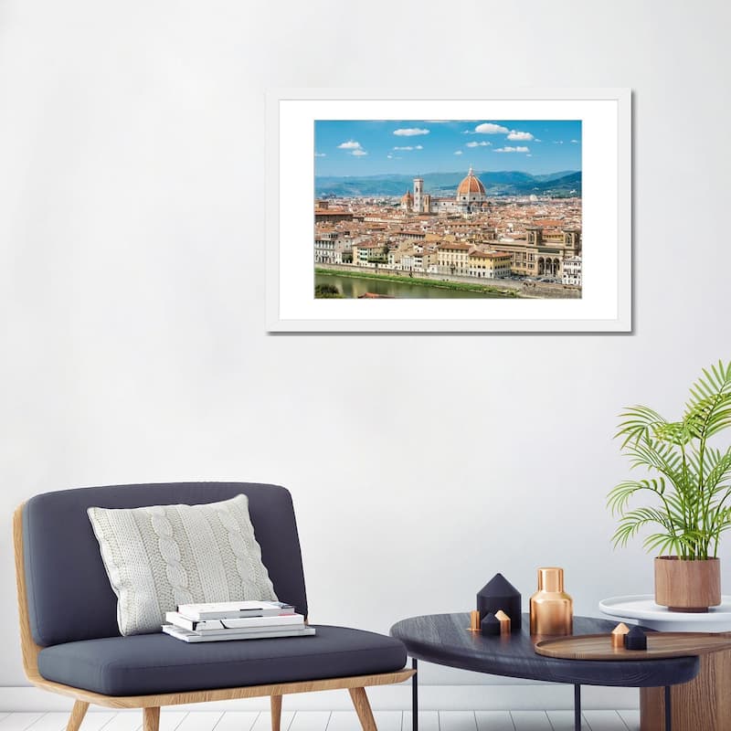 iCanvas "Florence Skyline With Florence Cathedral In Summer, Tuscany, Italy" by Jan Becke PFA