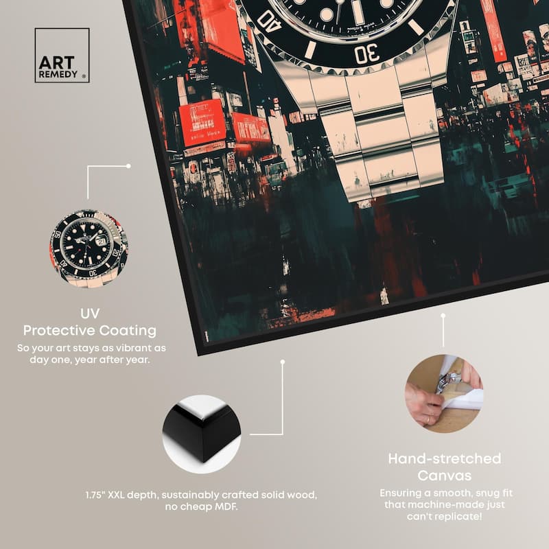 Cityscape Watch Canvas by Art Remedy