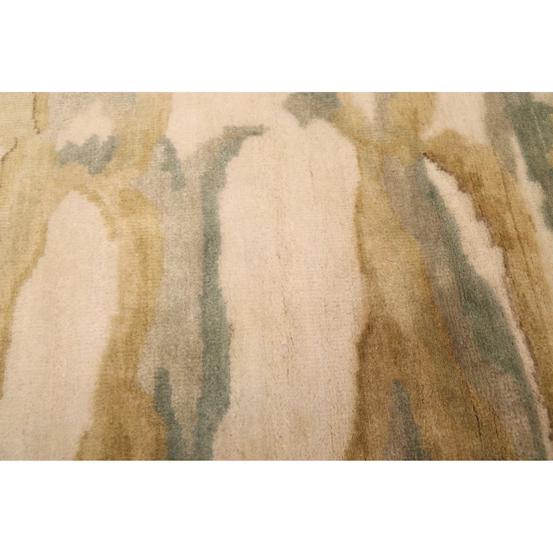 ECARPETGALLERY Hand-knotted Legacy Ivory Wool Rug - 9'8 x 9'8