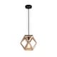 preview thumbnail 1 of 5, Globe Wooden Pendant Light Vintage Cage Hanging Lamp
