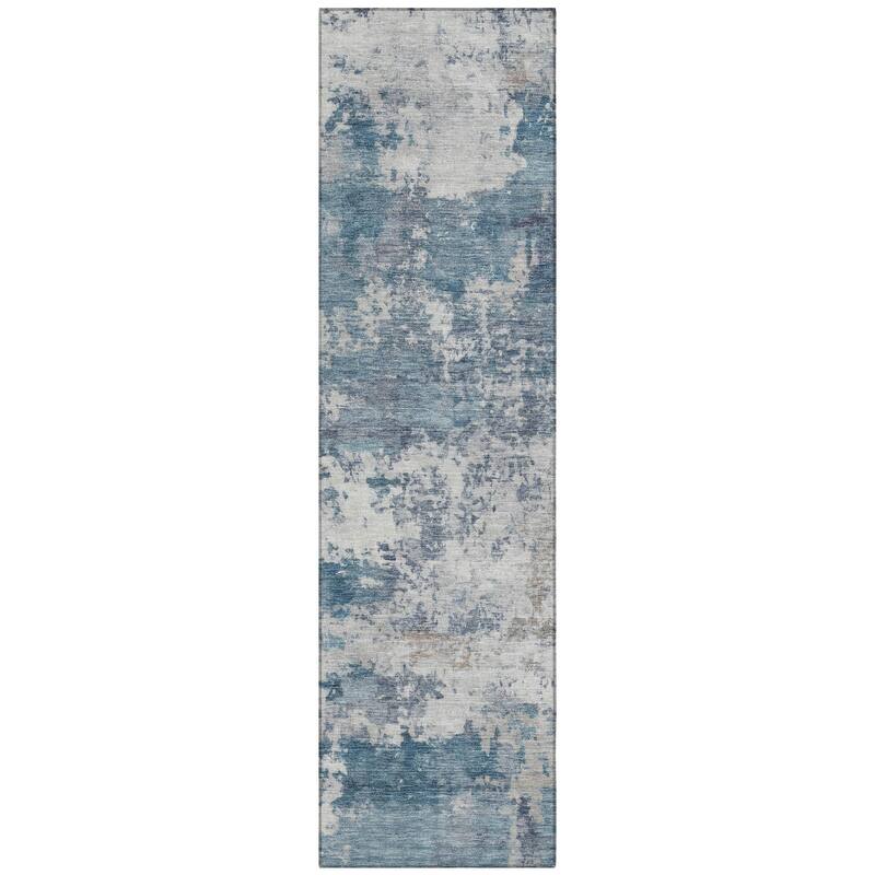 Machine Washable Indoor/ Outdoor Modern Jenna Chantille Rug