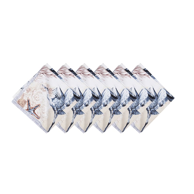 Brunswick Island Cotton Napkin Machine Washable Set of 6