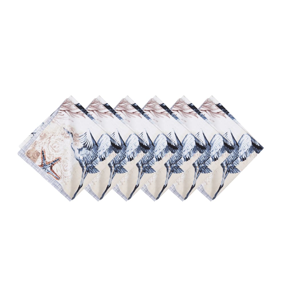 Brunswick Island Cotton Cloth Napkin Machine Washable Set of 6