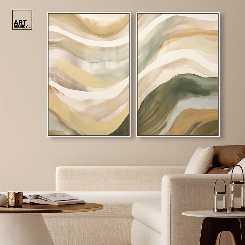 Dunes of Time I Canvas Set of 2 by Art Remedy