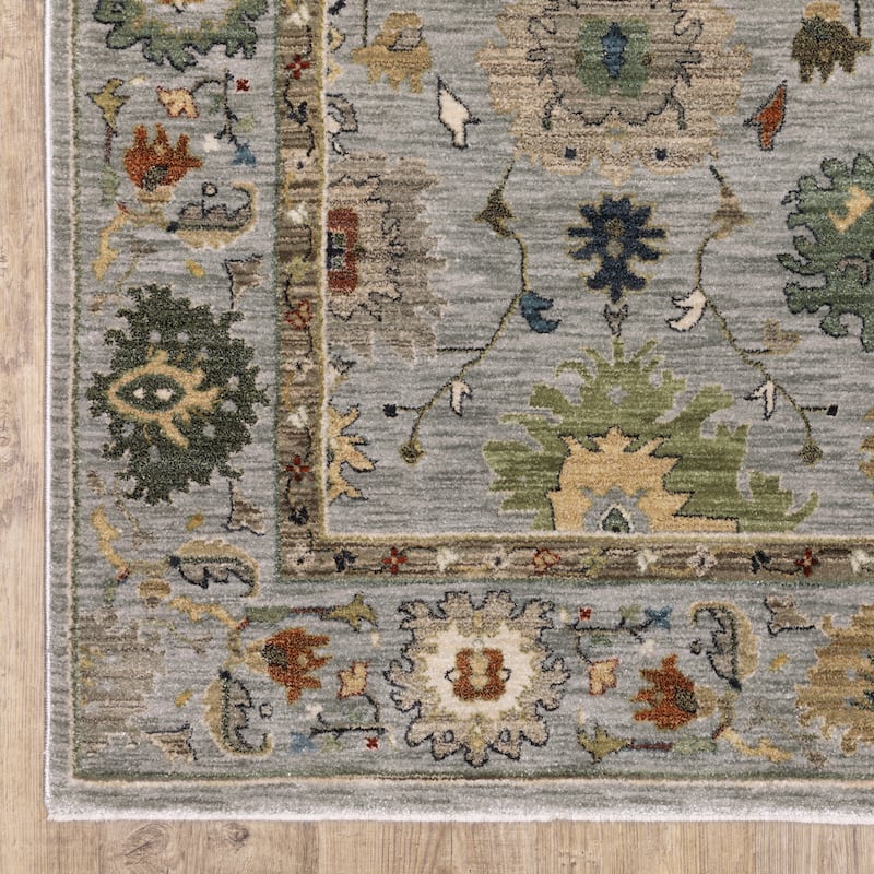 Esme Vintage Oriental Ivory/ Multi Area Rug