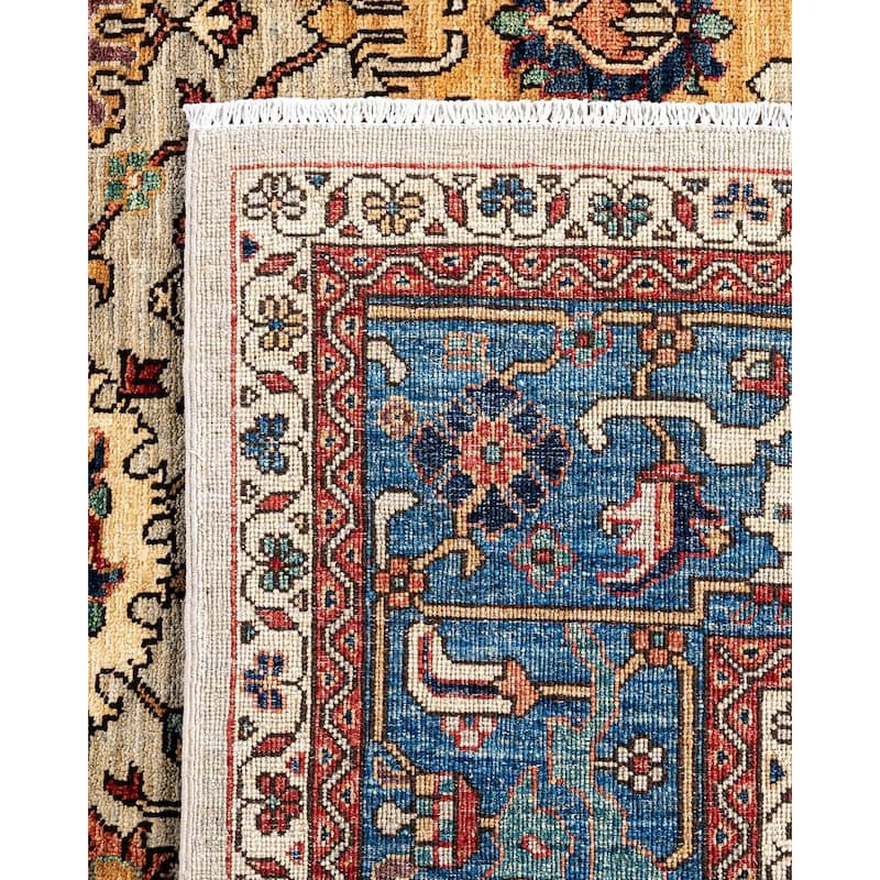Serapi One-of-a-Kind Hand-Knotted Area Rug - Light Gray, 8' 3" x 9' 10" - 8' 3" x 9' 10"
