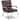 MCombo Tufted Velvet and Iron Club Chair with Ottoman