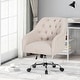 preview thumbnail 6 of 13, Barbour Upholstered Swivel Office Chair by Christopher Knight Home - N/A