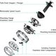 preview thumbnail 19 of 39, Lefton 304 Stainless Steel Waterfall Kitchen Sink Set with Pull-down Faucet KS2206 (Series)