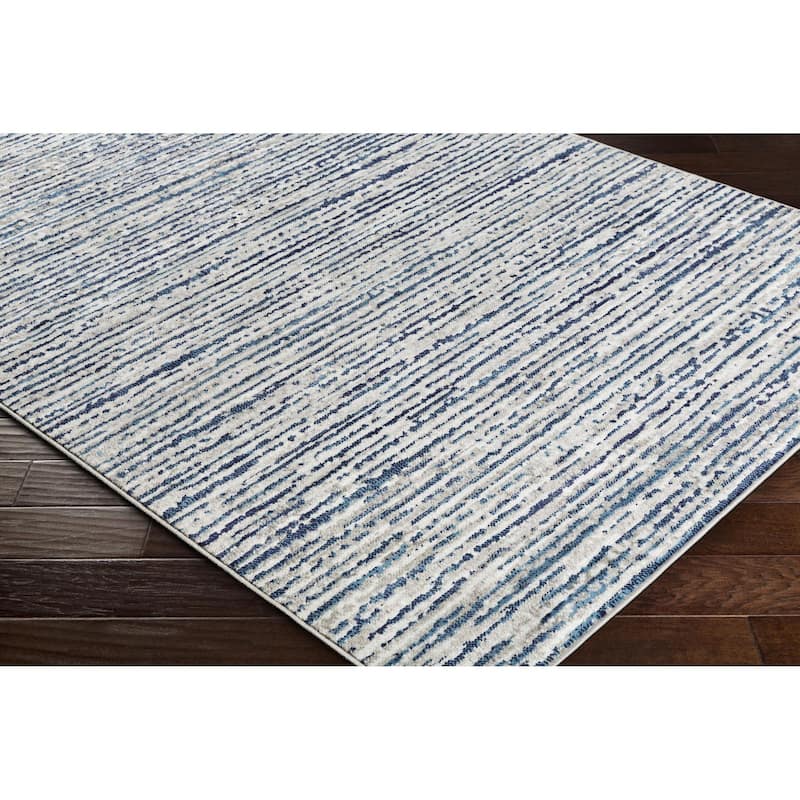 Livabliss Monte Carlo Casual Stripe Area Rug