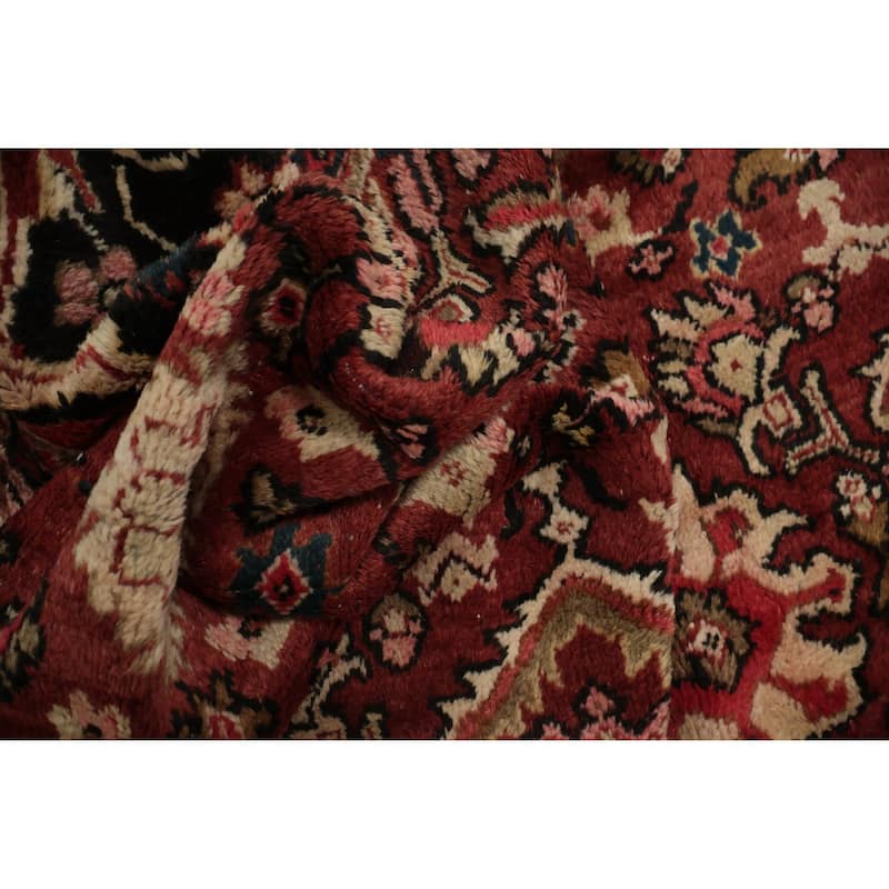 Hand Knotted Oriental 100% Wool Carpet Traditional Floral Oranges & Rust Mahal Area Rug - 12' 0'' X 10' 3''