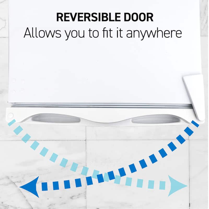 6.0 Cu Ft Upright Freezer,White