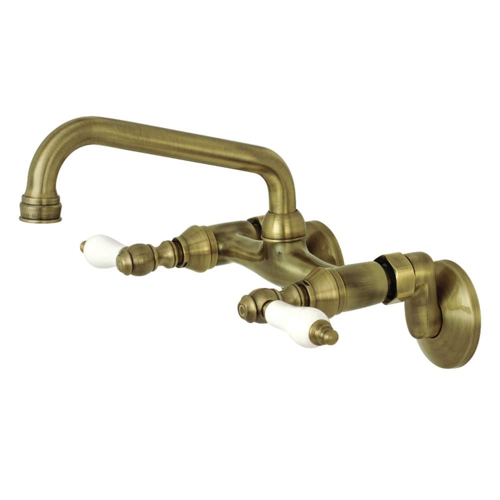 Kingston Brass Two-Handle Wall Mount Kitchen Faucet