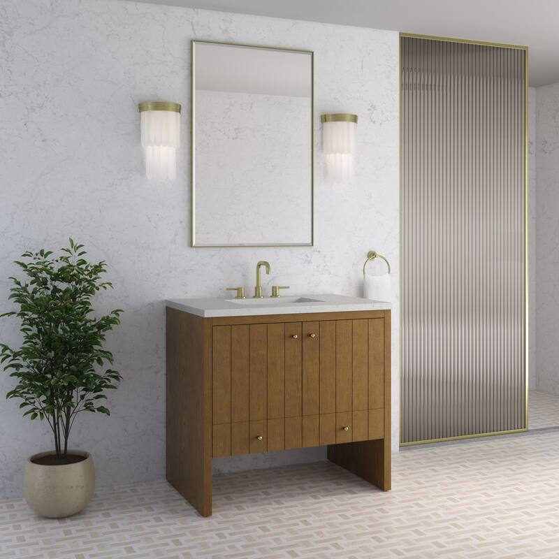 James Martin Vanities 435-V36-3LDL Hudson 36" Free Standing Single