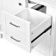 preview thumbnail 37 of 70, GDFStudio - Aurea 36" Bathroom Vanity with Ceramic Sink, Soft-Close Door & 3 Drawers