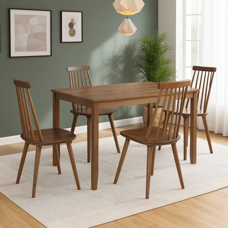 Burris 17"Wide Spindle Wood Dining Chairs